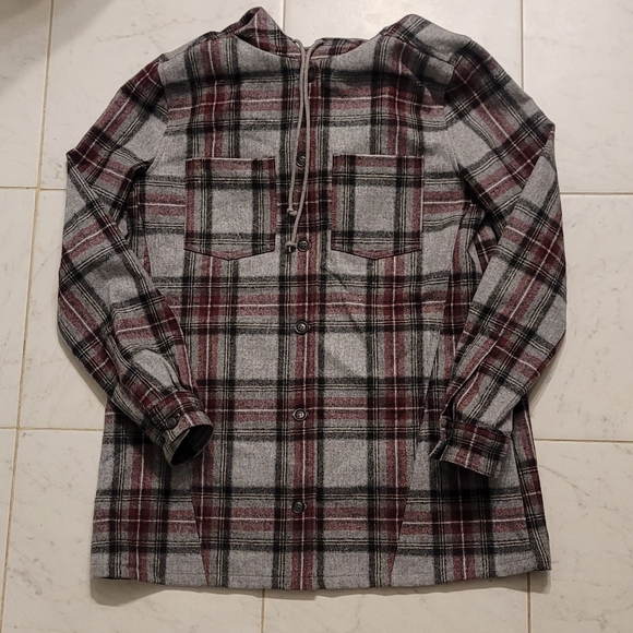 Pendleton Wool Flannel Button up Plaid Jacket Sweater - Picture 1 of 5